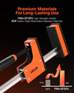 VEVOR Bar Clamps for Woodworking 2-Pack 36 inch Parallel Clamp Set Even Pressure