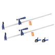 VEVOR Bar Clamps for Woodworking 2-Pack 36 in Opening Lockable F Clamp Cast Iron