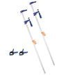 VEVOR Bar Clamps for Woodworking 2-Pack 36 in Opening Lockable F Clamp Cast Iron