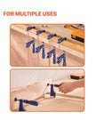 VEVOR Bar Clamps for Woodworking 4-Pack 36 in Opening Lockable F Clamp Cast Iron