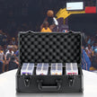 VEVOR Graded Card Storage Box, 4 Slots, Graded Sports Cards Holder Carrying Case with Key Lock Foam Dividers, for 108 PSA Graded Cards 76 BGS Cards 84 SGC Cards 388 Top Loaders or 999+ Loose Cards