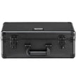 VEVOR Graded Card Storage Box, 4 Slots, Graded Sports Cards Holder Carrying Case with Key Lock Foam Dividers, for 108 PSA Graded Cards 76 BGS Cards 84 SGC Cards 388 Top Loaders or 999+ Loose Cards