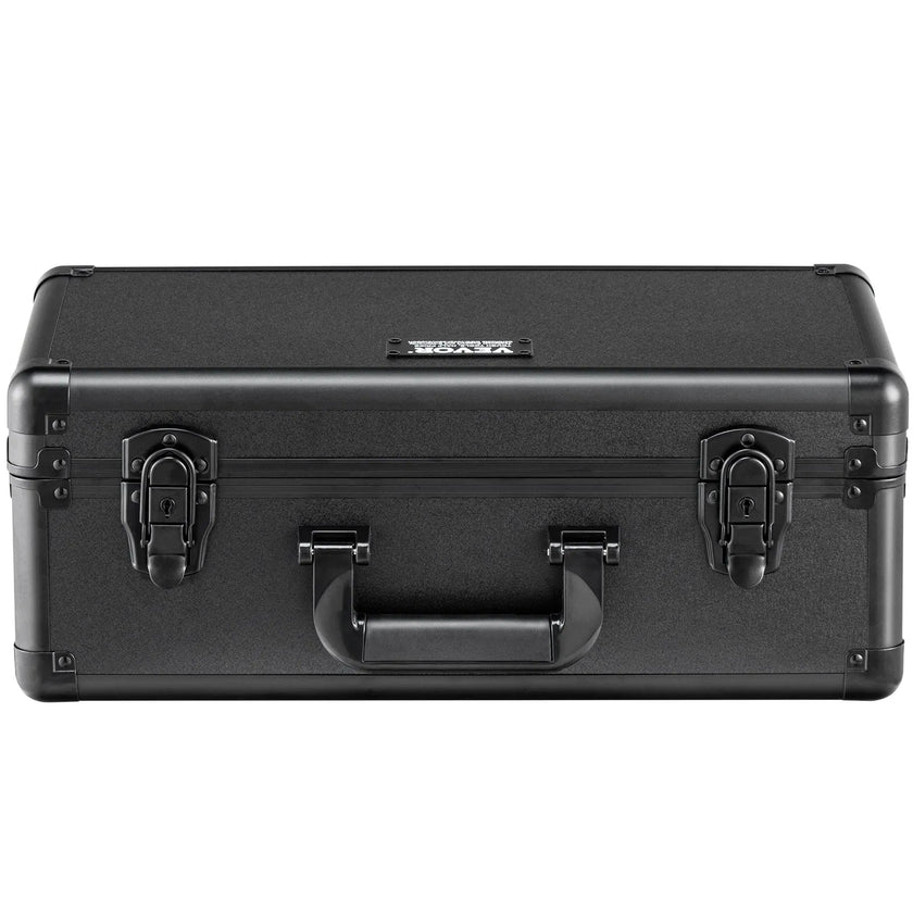 VEVOR Graded Card Storage Box, 4 Slots, Graded Sports Cards Holder Carrying Case with Key Lock Foam Dividers, for 108 PSA Graded Cards 76 BGS Cards 84 SGC Cards 388 Top Loaders or 999+ Loose Cards