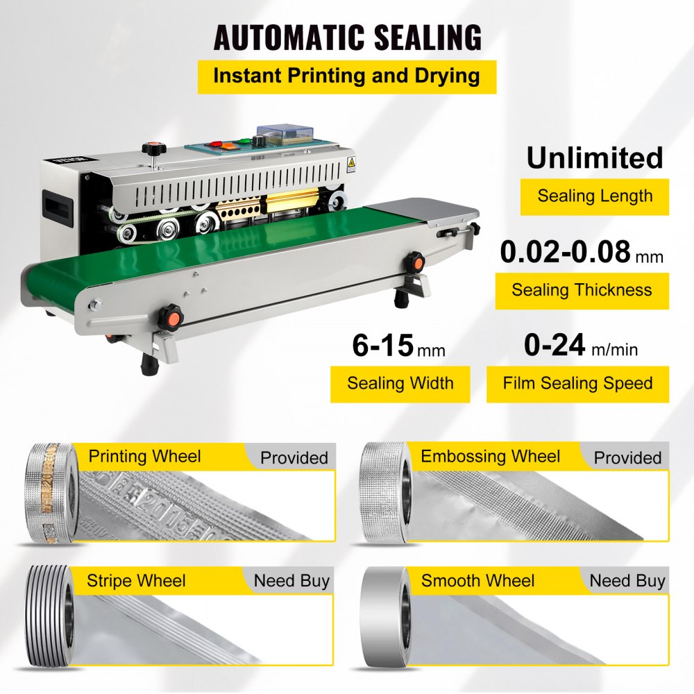 Auto Continuous Sealing Machine Horizontal Sealer Plastic PVC Membrane Bag Film Band Sealer