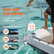 VEVOR Anchor Kit, 13 LBS Hot-Dipped Galvanized Steel Anchor with 7.9' Chain, 101' Rope and Two 0.4