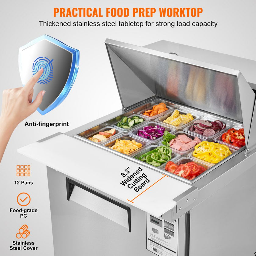 VEVOR Commercial Refrigerator 28