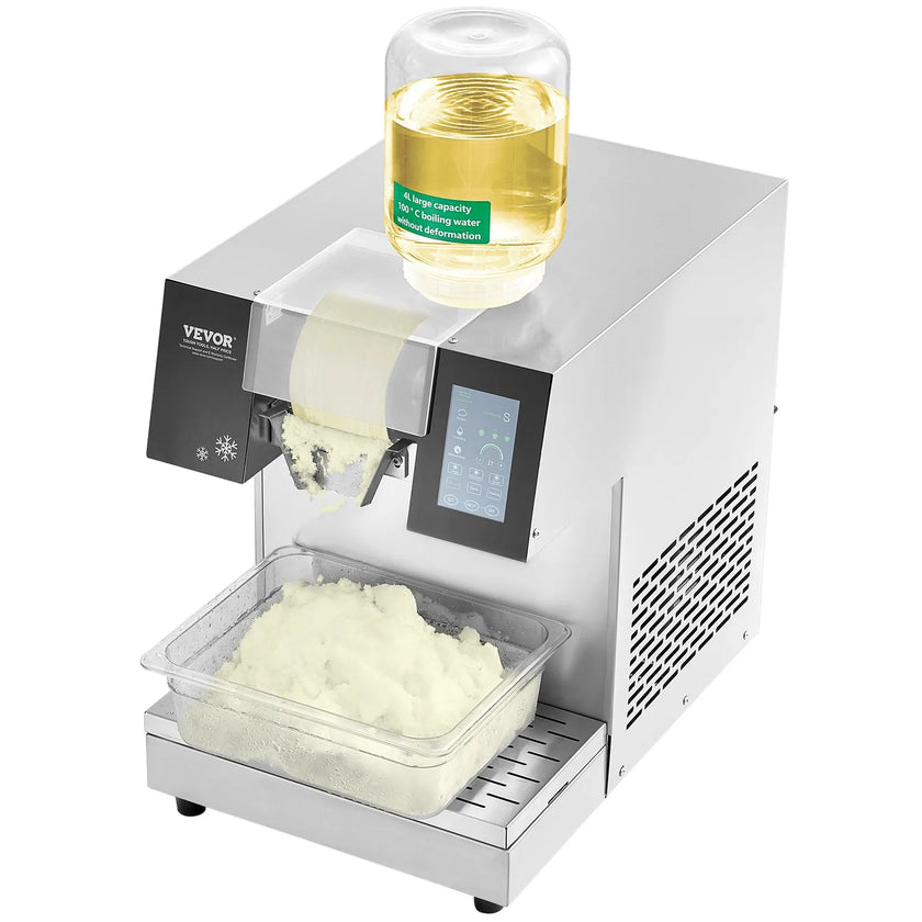 VEVOR Commercial Snowflake Ice Machine 507LBS/24H Stainless Steel for Ice Cream