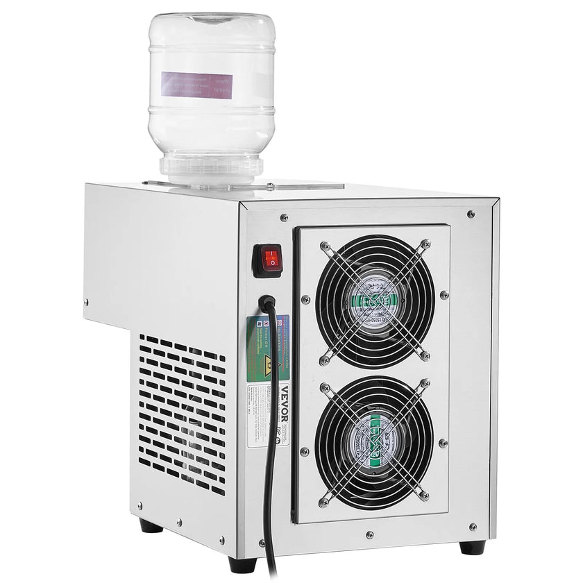 VEVOR Commercial Snowflake Ice Machine 276LBS/24H Stainless Steel for Ice Cream