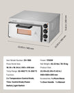 VEVOR Commercial Countertop Pizza Oven Electric Pizza Oven for 16