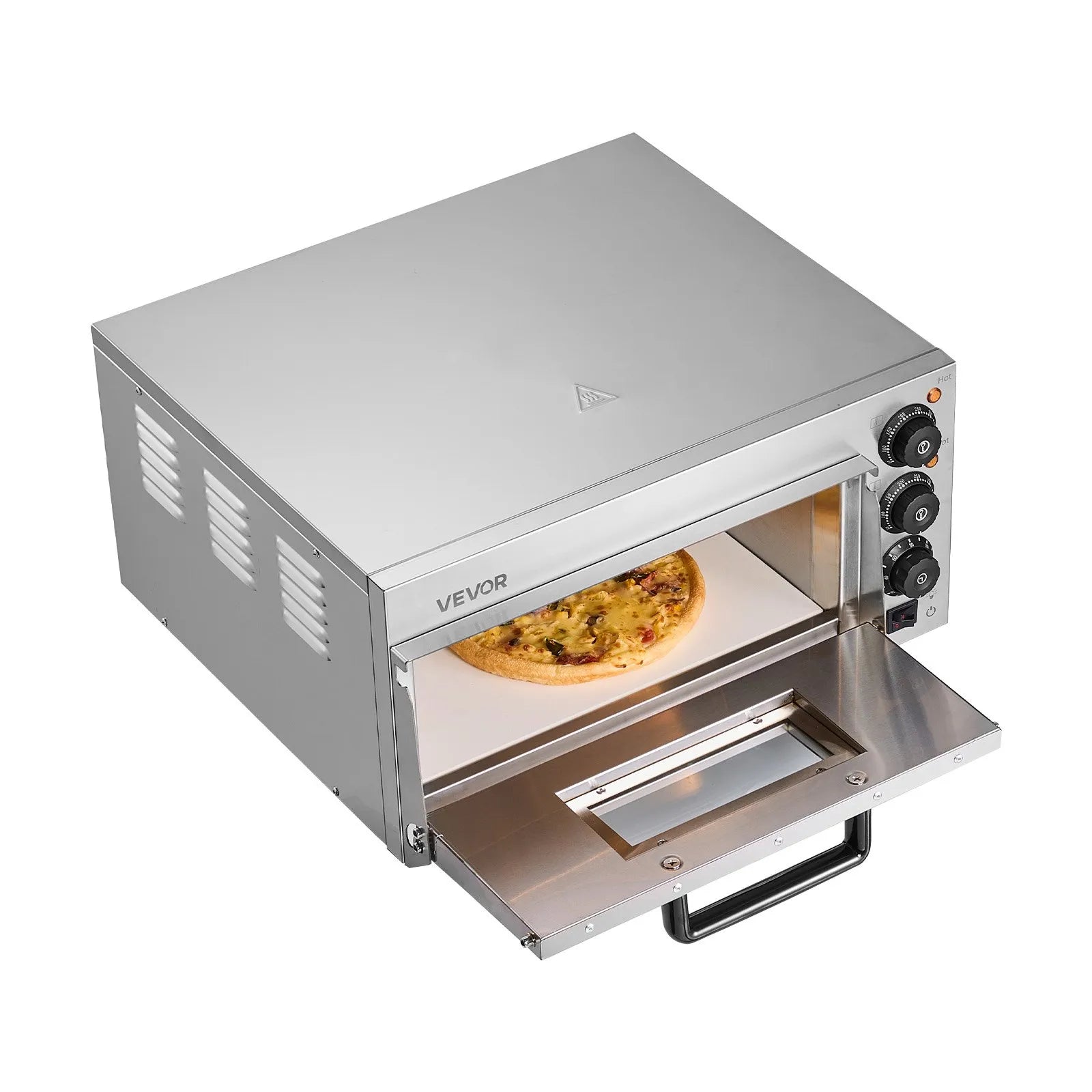VEVOR Commercial Countertop Pizza Oven Electric Pizza Oven for 16