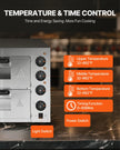 VEVOR Commercial Countertop Pizza Oven Electric Pizza Oven for 14