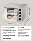 VEVOR Commercial Countertop Pizza Oven Electric Pizza Oven for 14