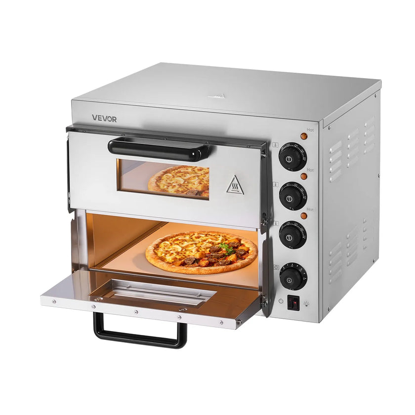 VEVOR Commercial Countertop Pizza Oven Electric Pizza Oven for 14
