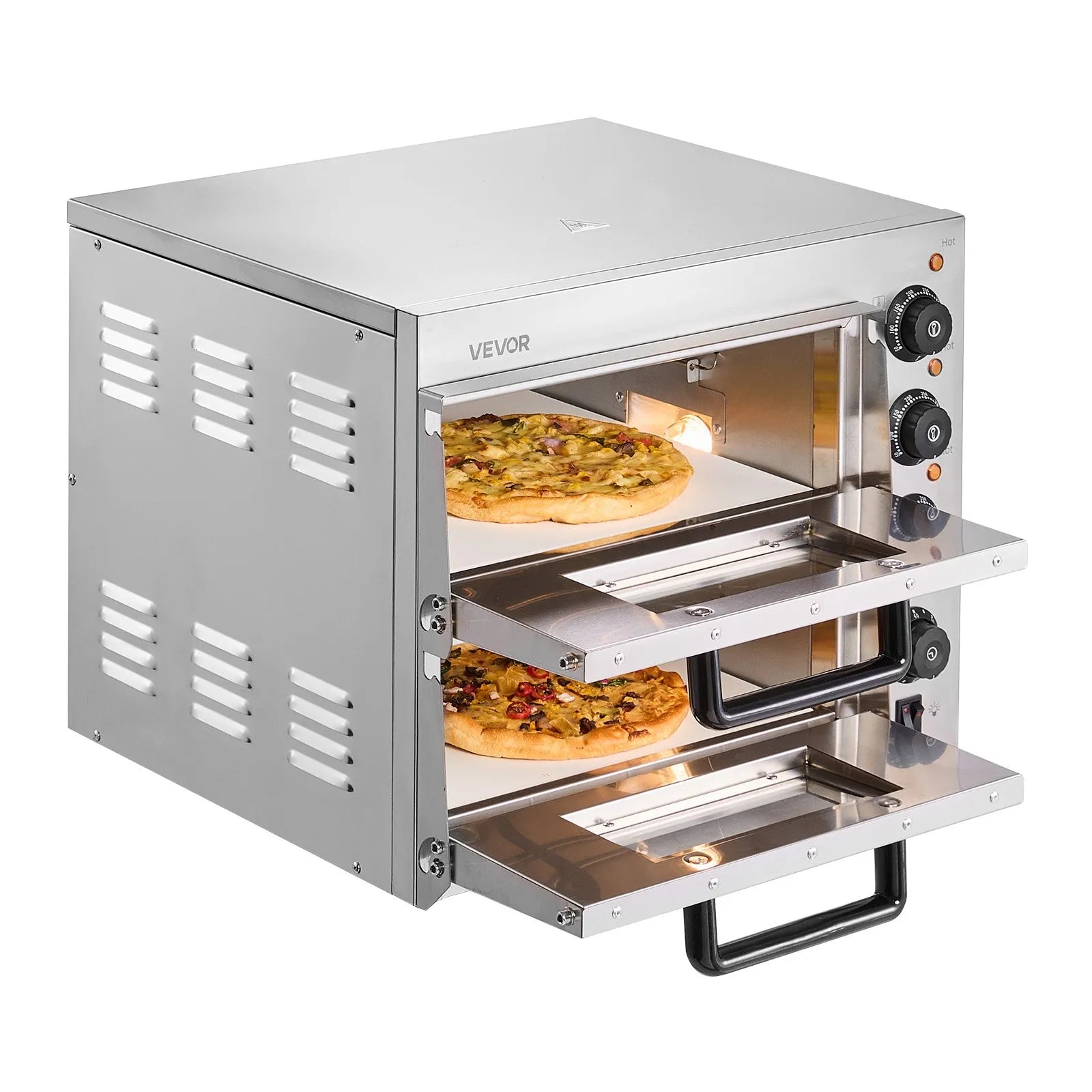 VEVOR Commercial Countertop Pizza Oven Electric Pizza Oven for 14