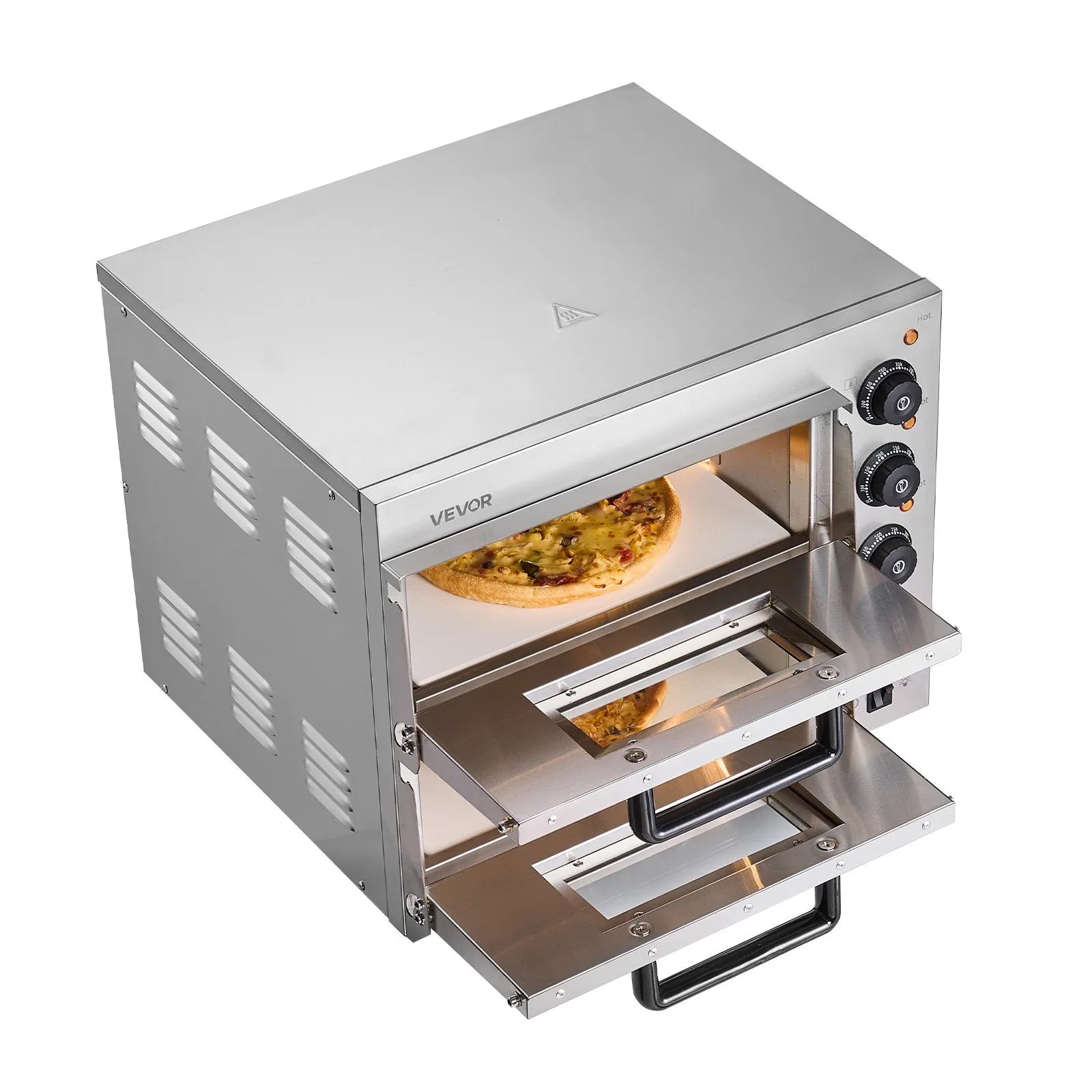 VEVOR Commercial Countertop Pizza Oven Electric Pizza Oven for 14