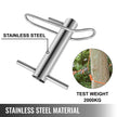 VEVOR Port Wrap Eye Sling Notch Port Wrap Sling with Stainless Steel Port A Wrap, Whoopie Sling Arborist 4409LBS Weight Capacity,Friction Device for loggers