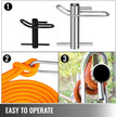 VEVOR Port Wrap Eye Sling Notch Port Wrap Sling with Stainless Steel Port A Wrap, Whoopie Sling Arborist 4409LBS Weight Capacity,Friction Device for loggers