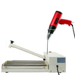 VEVOR Shrink Wrap Machine, 24 in/61 cm Sealing Length, 800W Shrink Wrap Sealer with 1800W Heat Gun and Shrink Film, Compatible with PVC POF Film and Used for Books, Toys and Foods