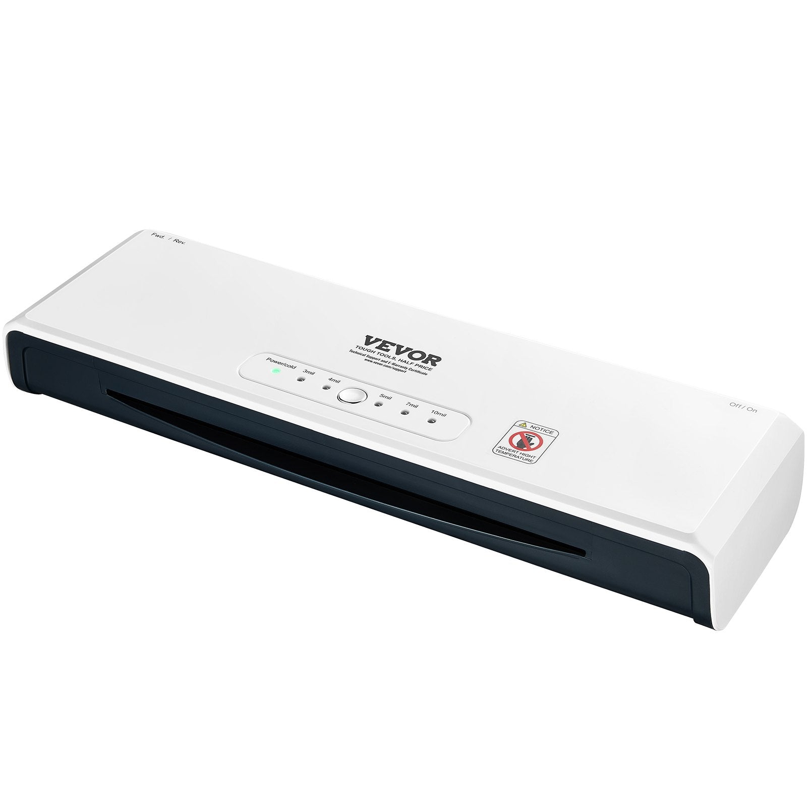 VEVOR Laminator, 13-inch Laminating Machine, 4 Rollers Hot and Cold Thermal Laminator, Quick Warm-up, Fast Laminating Machine with 3 mil Lamination Films for Home, Office, School