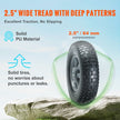VEVOR Solid PU Run-Flat Tire Wheel, 10