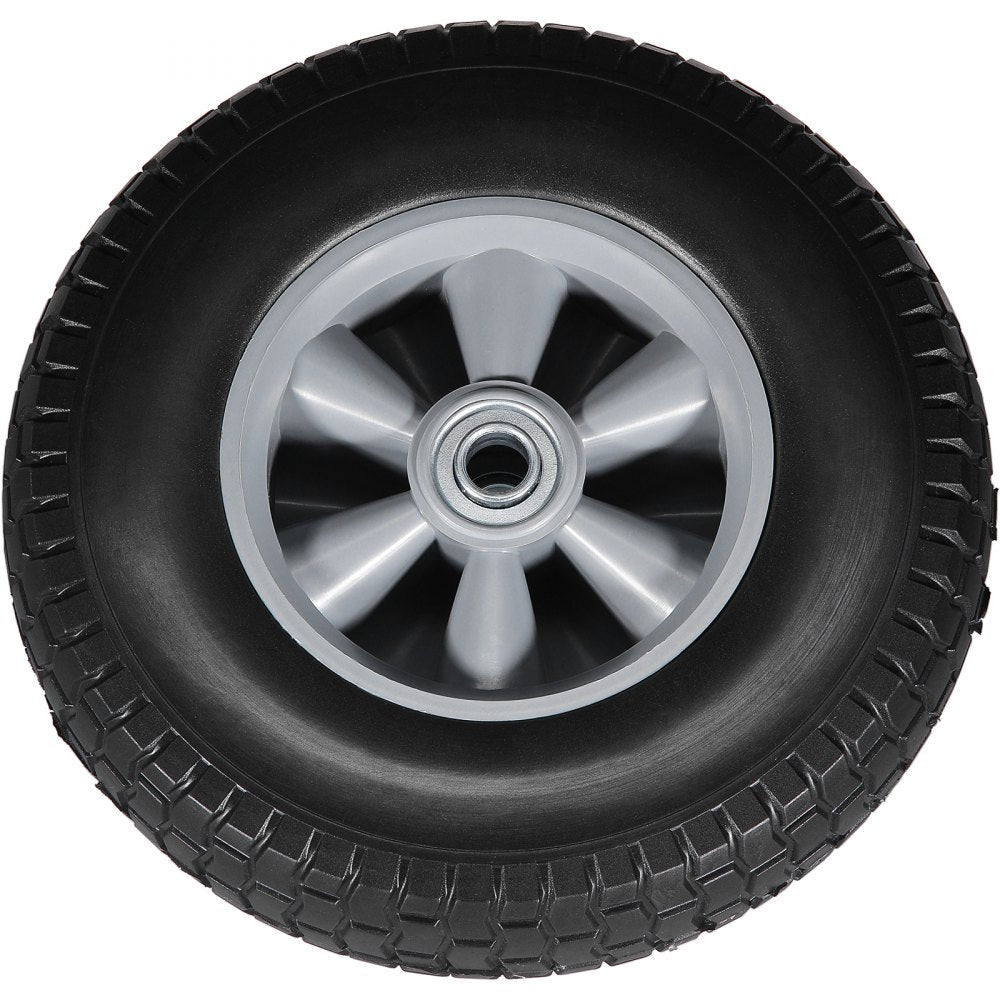 VEVOR Solid PU Run-Flat Tire Wheel, 10