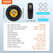 VEVOR Solid PU Run-Flat Tire Wheel, 10