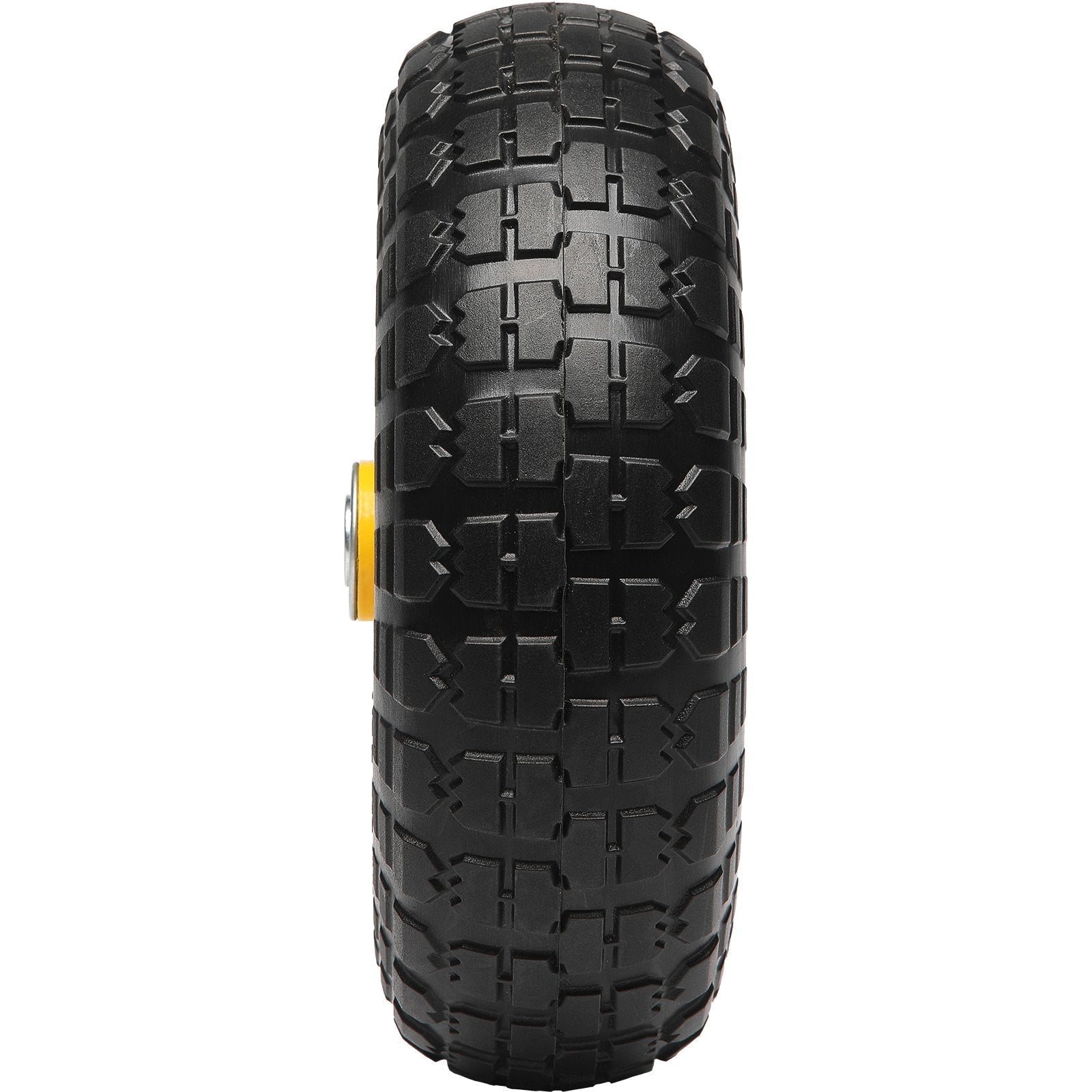 VEVOR Solid PU Run-Flat Tire Wheel, 10