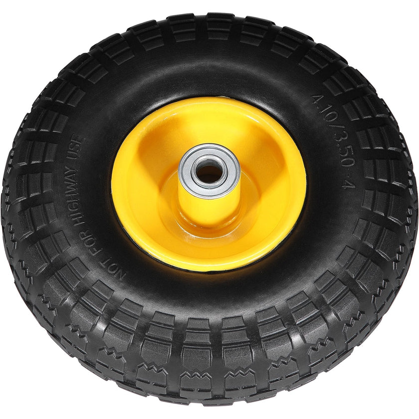 VEVOR Solid PU Run-Flat Tire Wheel, 10