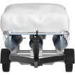 VEVOR Pontoon Boat Cover, Fit for 25'-28' Boat, Heavy Duty 600D Marine Grade Oxford Fabric, UV Resistant Waterproof Trailerable Boat Cover w/ 2 Support Poles and 7 Wind-proof Straps, Gray