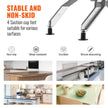 VEVOR Commercial Vegetable Slicer, 3/8 and 3/16 inch Tomato Slicer, Stainless Steel and Aluminum Alloy Vegetable Cutter Slicer, Manual Tomato Slicer with Non-slip Feet, for Tomatoes, Onions, Potatoes