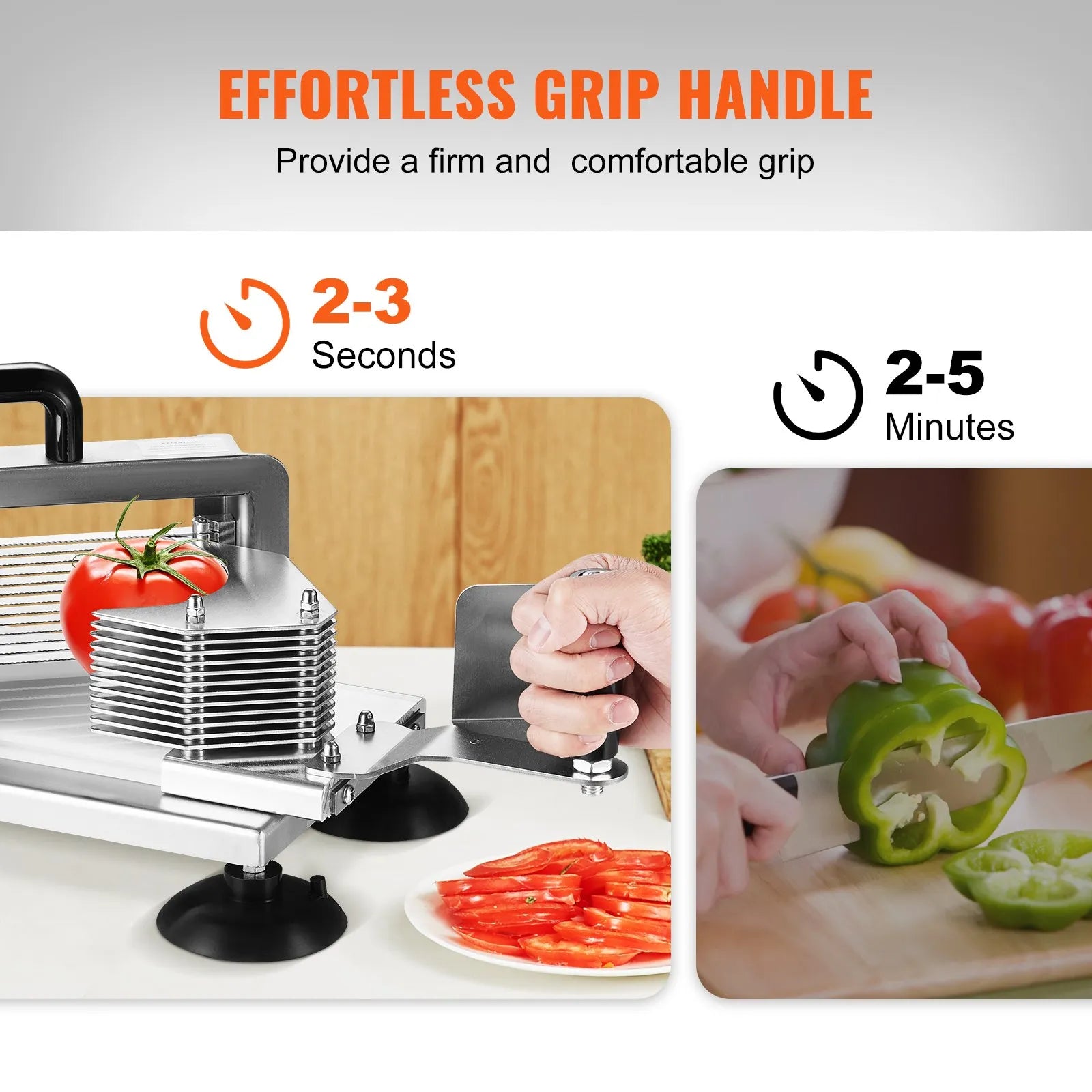 VEVOR Commercial Tomato Slicer, 1/4