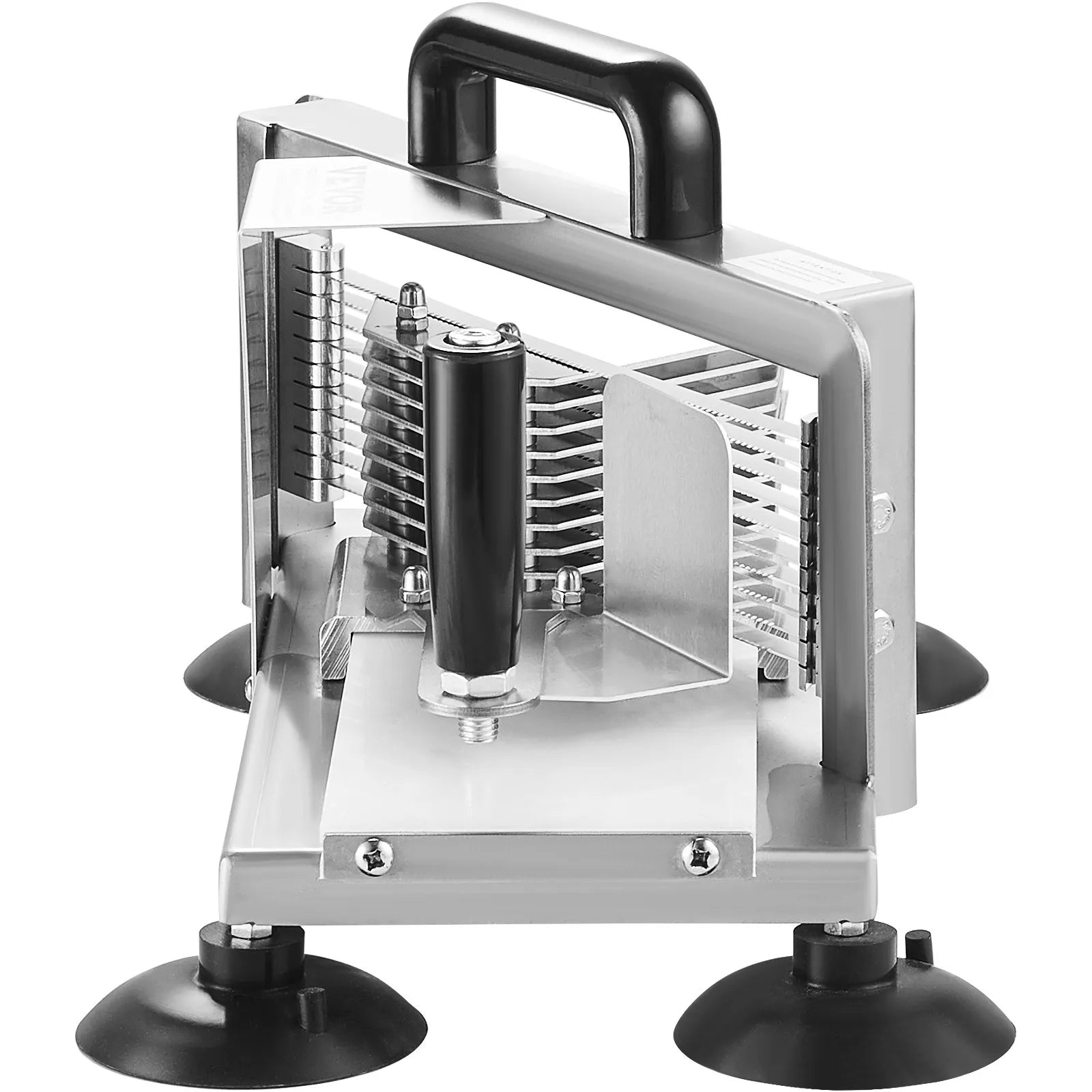 VEVOR Commercial Tomato Slicer, 1/4 inch Tomato Cutter Slicer, Stainless Steel Heavy Duty Tomato Slicer Machine, Manual Tomato Slicer with Non-slip Feet, for Cutting Tomatoes, Cucumbers, Bananas