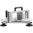 VEVOR Commercial Tomato Slicer, 1/4 inch Tomato Cutter Slicer, Stainless Steel Heavy Duty Tomato Slicer Machine, Manual Tomato Slicer with Non-slip Feet, for Cutting Tomatoes, Cucumbers, Bananas