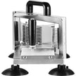 VEVOR Commercial Tomato Slicer, 3/16 inch Tomato Cutter Slicer, Stainless Steel Heavy Duty Tomato Slicer Machine, Manual Tomato Slicer with Non-slip Feet, for Cutting Tomatoes, Cucumbers, Bananas