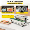 VEVOR FR-770 Continuous Band Sealer, Automatic Band Sealer with Digital Temperature Control, (Horizontal)