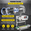 VEVOR FR-770 Continuous Band Sealer, Automatic Band Sealer with Digital Temperature Control, (Vertical)