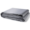 VEVOR Tarp 10x12 ft, Waterproof Plastic Poly Tarp Cover 10 Mil, Multi Purpose Tear UV and Temperature Resistant Outdoor Tarpaulin with High Durability Reinforced Grommets (Silver/Brown)