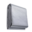 VEVOR Tarp 10x12 ft, Waterproof Plastic Poly Tarp Cover 10 Mil, Multi Purpose Tear UV and Temperature Resistant Outdoor Tarpaulin with High Durability Reinforced Grommets (Silver/Brown)