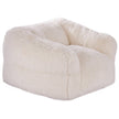VEVOR Bean Bag Chair BeanBag Sofa Chair with Armrests for Adults Plush Beige