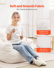 VEVOR 3 feet Bean Bag Chair with Soft Armrests and Storage Pocket White