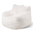 VEVOR 3 feet Bean Bag Chair with Soft Armrests and Storage Pocket White