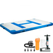 VEVOR Inflatable Floating Dock 10 x 6.5 ft, Inflatable Dock Platform with Electric Air Pump, Inflatable Swim Platform  6 Inch Thick, Floating Dock  5-6 People, Floating Platform for Pool Beach Ocean