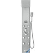 VEVOR Shower Panel System, 6 Shower Modes, Digital Display Shower Panel Tower, Rainfall, 8 Massage Jets, Tub Spout, 3-Setting Handheld Shower Head 59