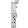 VEVOR Shower Panel System, 6 Shower Modes, Digital Display Shower Panel Tower, Rainfall, 8 Massage Jets, Tub Spout, 3-Setting Handheld Shower Head 59