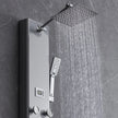 VEVOR Shower Panel System, 6 Shower Modes, Digital Display Shower Panel Tower, Rainfall, 8 Massage Jets, Tub Spout, 3-Setting Handheld Shower Head 59