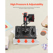 VEVOR Heat Press, 5 in 1 Heat Press 12x15 Machine Machine, Digital Precise Temperature Control, Clamshell Sublimation Transfer Printer Fast Heat-up, Vinyl Heat Press for Mug Cup T-Shirt Plate, 900W