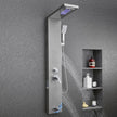 VEVOR Shower Panel Tower System Stainless Steel Column Rainfall Head 5 Modes