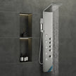 VEVOR Shower Panel System, 4 Shower Modes Shower Panel Tower, Rainfall, Waterfall, 5 Full Body Massage Jets and 3-Setting Handheld Shower Head with 59