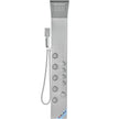VEVOR Shower Panel System, 4 Shower Modes Shower Panel Tower, Rainfall, Waterfall, 5 Full Body Massage Jets and 3-Setting Handheld Shower Head with 59
