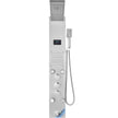 VEVOR Shower Panel System, 6 Shower Modes, LED & Screen Hydroelectricity Shower Panel Tower, Rainfall, Waterfall, 5 Massage Jets, Tub Spout, Handheld Shower, Stainless Steel Wall-Mounted Shower Set